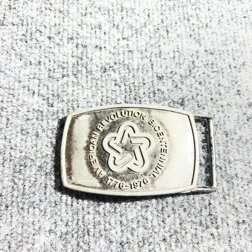 American Revolution Bicentennial silver buckle - Picture 1 of 2